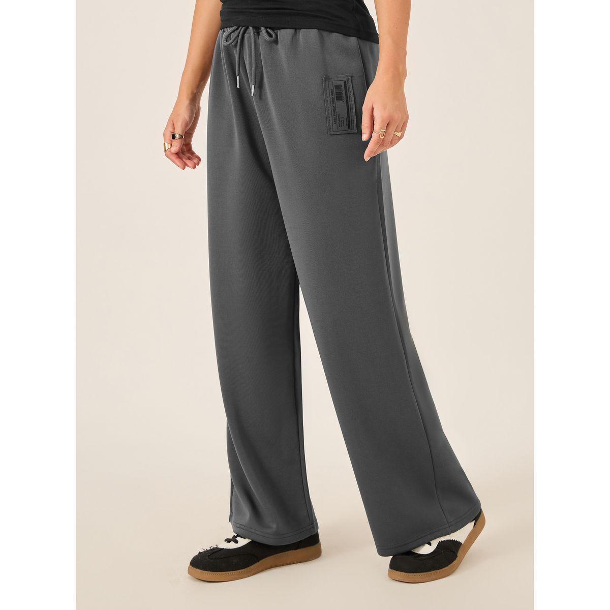 جوغر بأرجل واسعة وشارة-women-clothing-bottoms-joggers-image-2