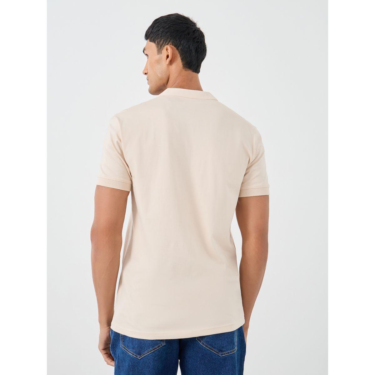 Styli Pure Cotton Mandarin Collar Polo T-Shirt-men-clothing-tshirtsandpolos-polos-image-4