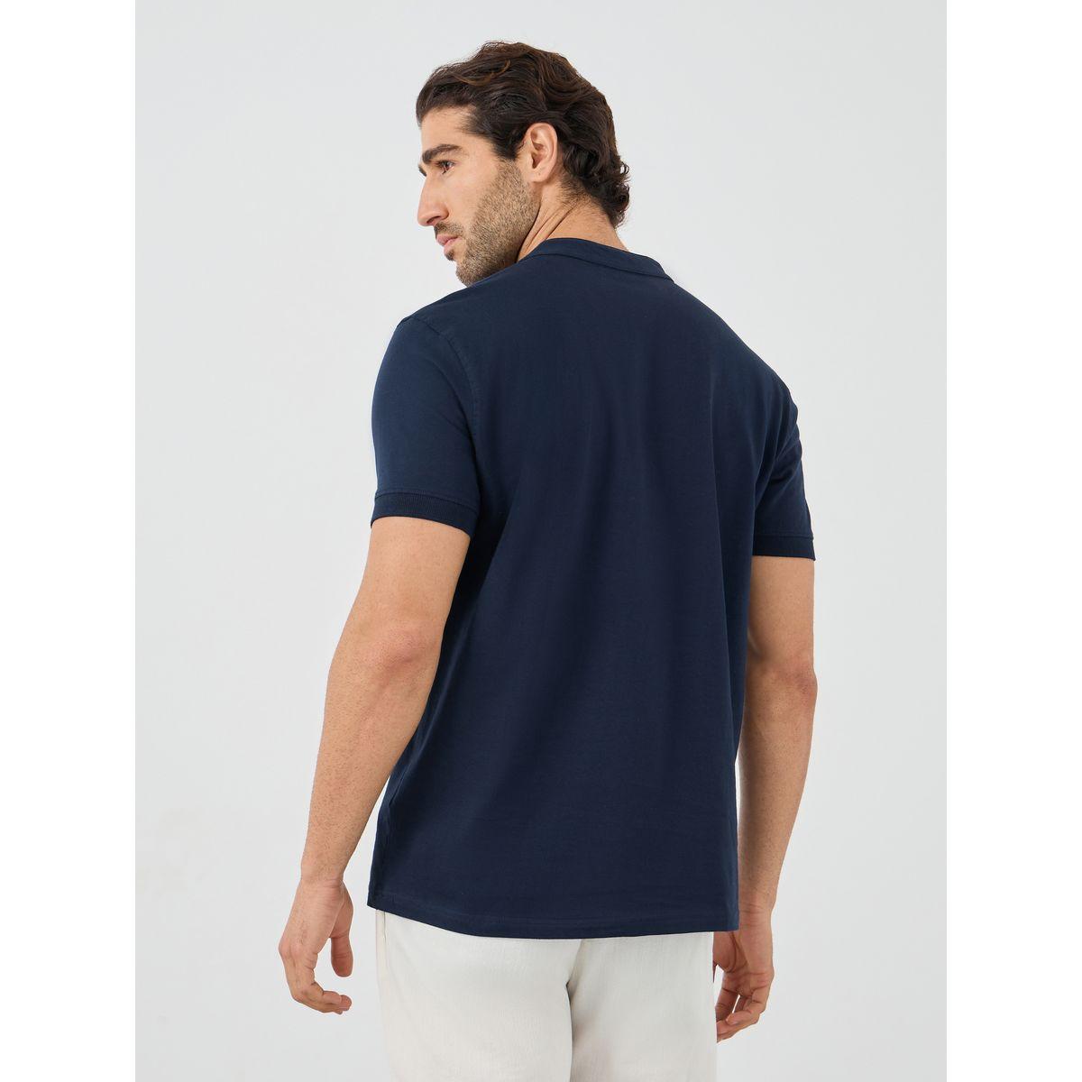 Styli Short Sleeve Mandarin Collar Polo T-Shirt-men-clothing-tshirtsandpolos-polos-image-4
