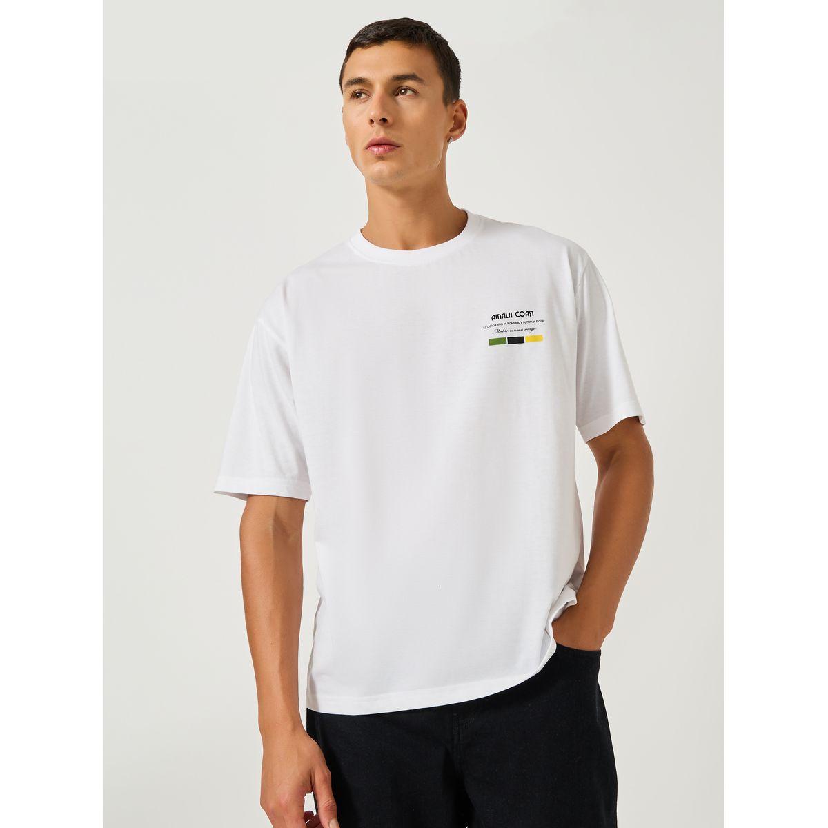 تيشيرت فضفاض بطبعة جرافيك وأكمام قصيرة-men-clothing-tshirtsandpolos-tshirts-image-3