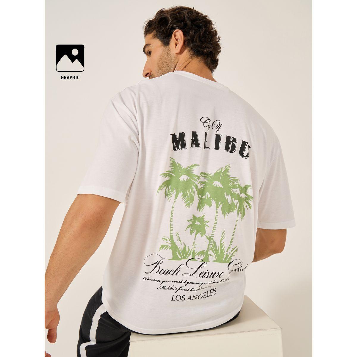 Styli Back Graphic Print Short Sleeve Oversized T-Shirt-men-clothing-tshirtsandpolos-tshirts-image-1