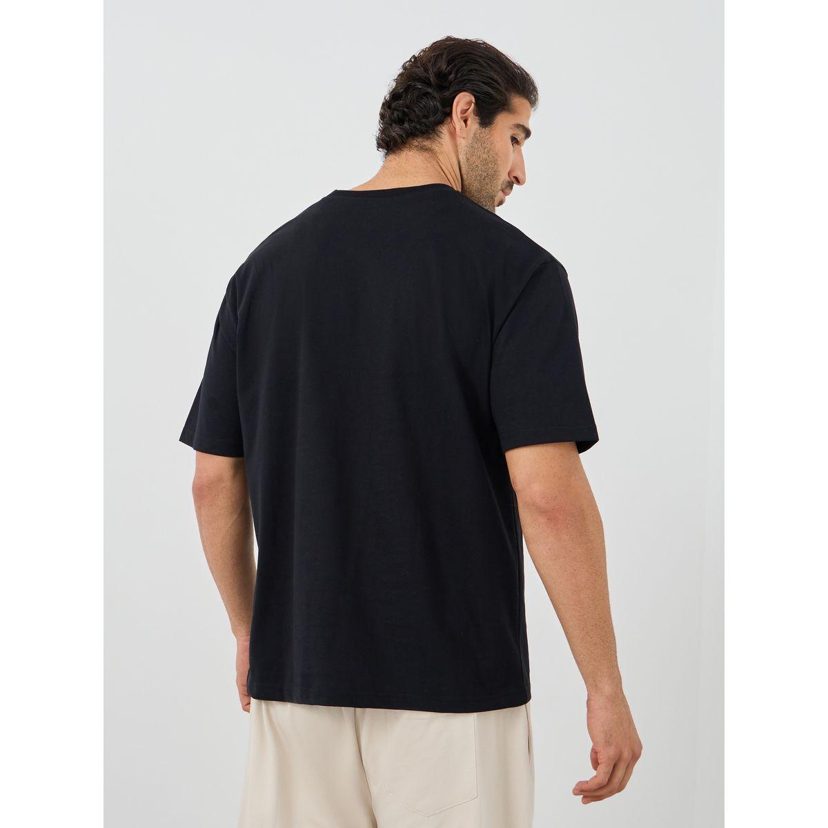 Styli Minimal Chest Graphic Print Oversized T-Shirt-men-clothing-tshirtsandpolos-tshirts-image-4