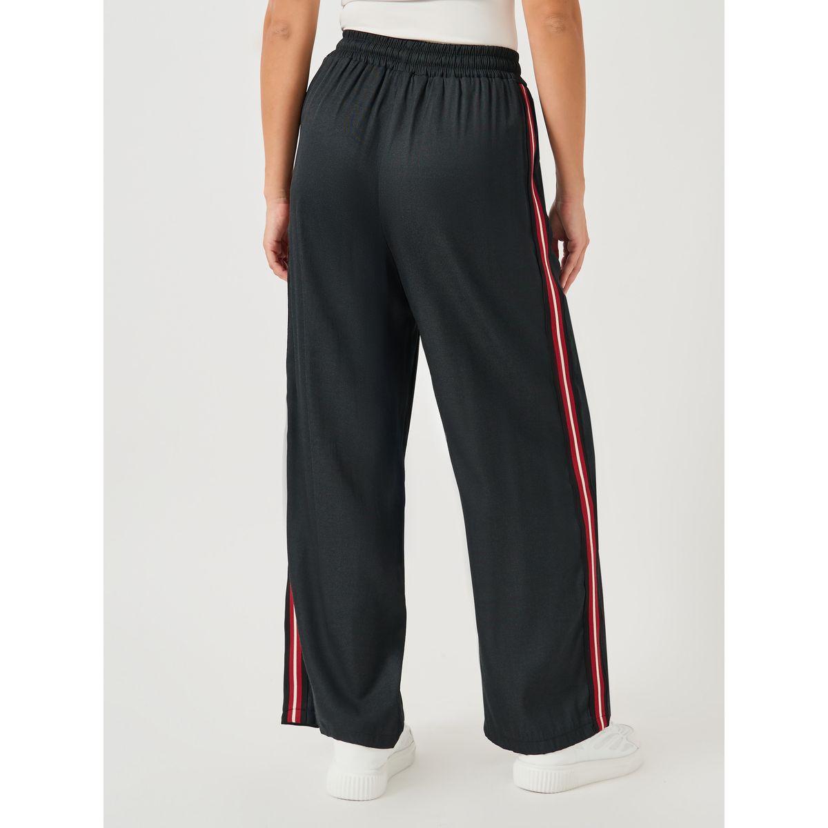 بنطال بأرجل واسعة وشريط جانبي-women-clothing-bottoms-trousers-image-5