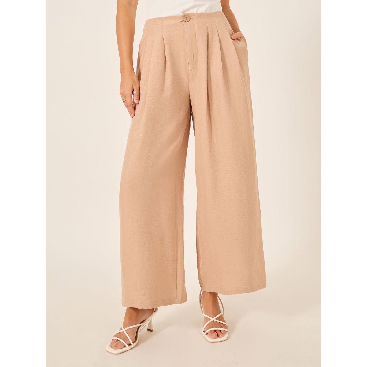 Styli Crinkled Pleated Wide Leg Pants-women-clothing-bottoms-trousers-image-2