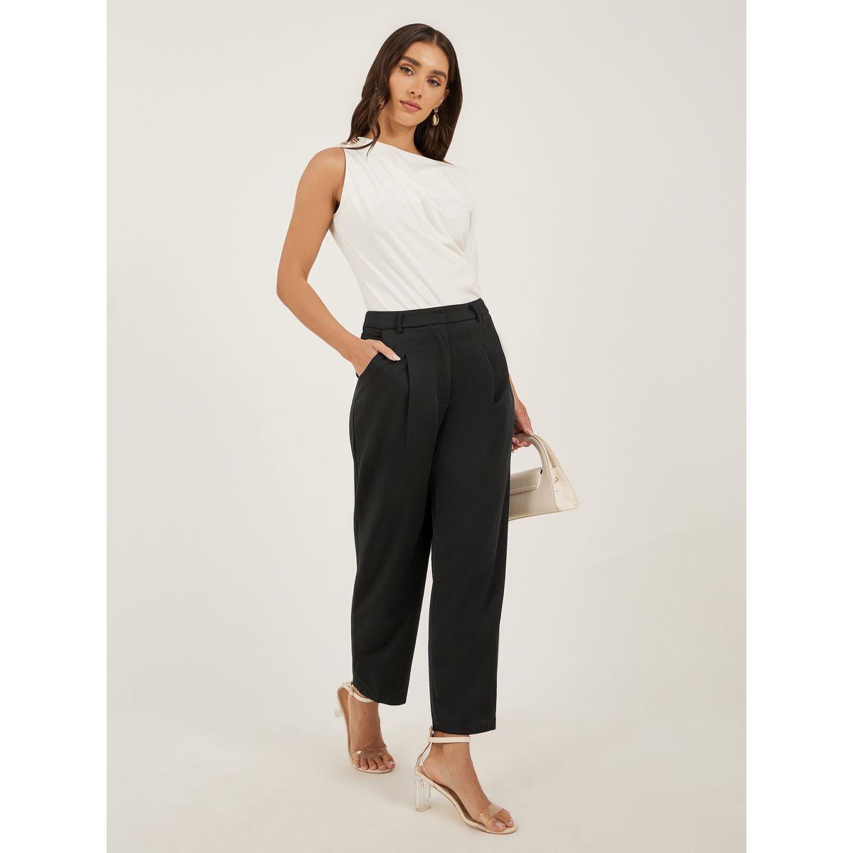 بنطال أنيق بجيوب مع فتحات حزام-women-clothing-bottoms-trousers-image-1