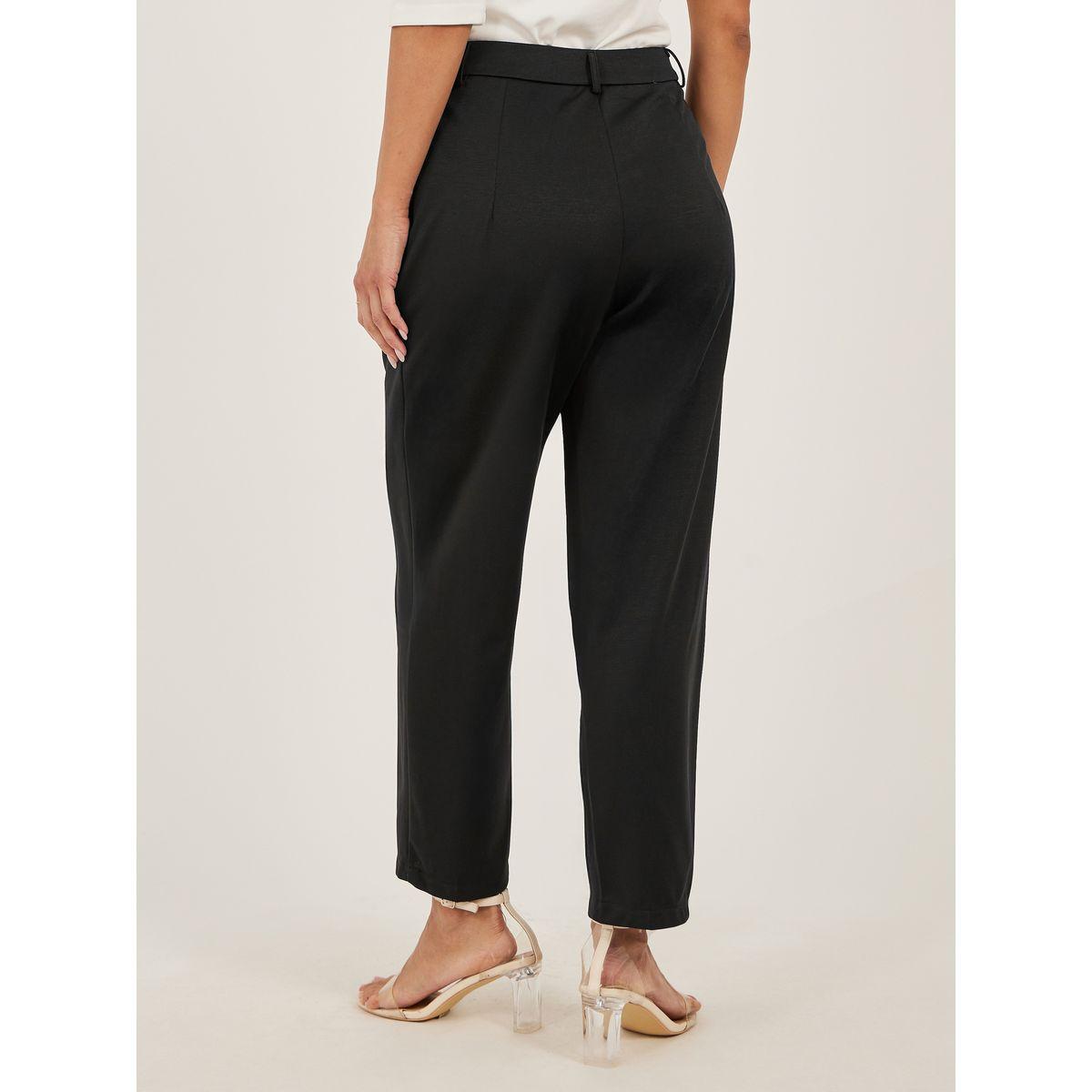 بنطال أنيق بجيوب مع فتحات حزام-women-clothing-bottoms-trousers-image-4