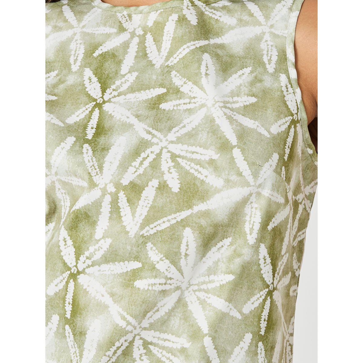 Styli All-Over Print Sleeveless Top and Wide Leg Pants Co-Ords-women-clothing-coordsets-image-3