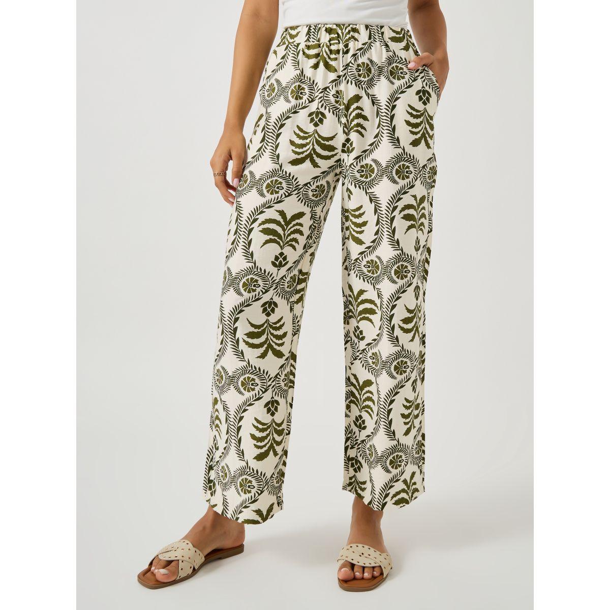 Styli All-Over Print Oversized Shirt and Wide Leg Pants Co-Ords-women-clothing-coordsets-image-5