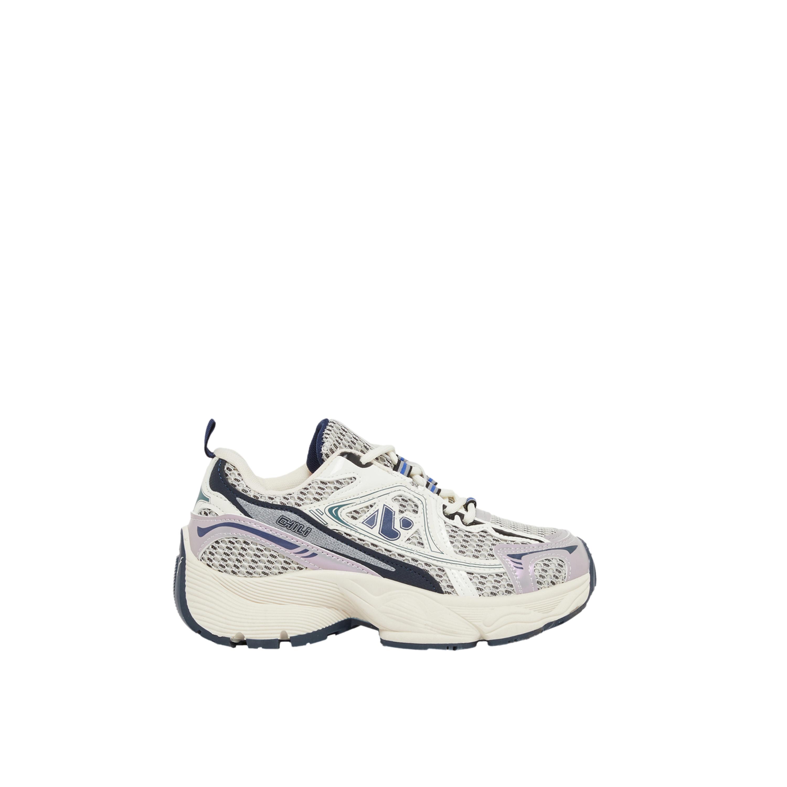 ستايلي - حذاء رياضي بنعل سميك ورباط-women-shoes-sneakers-image-1