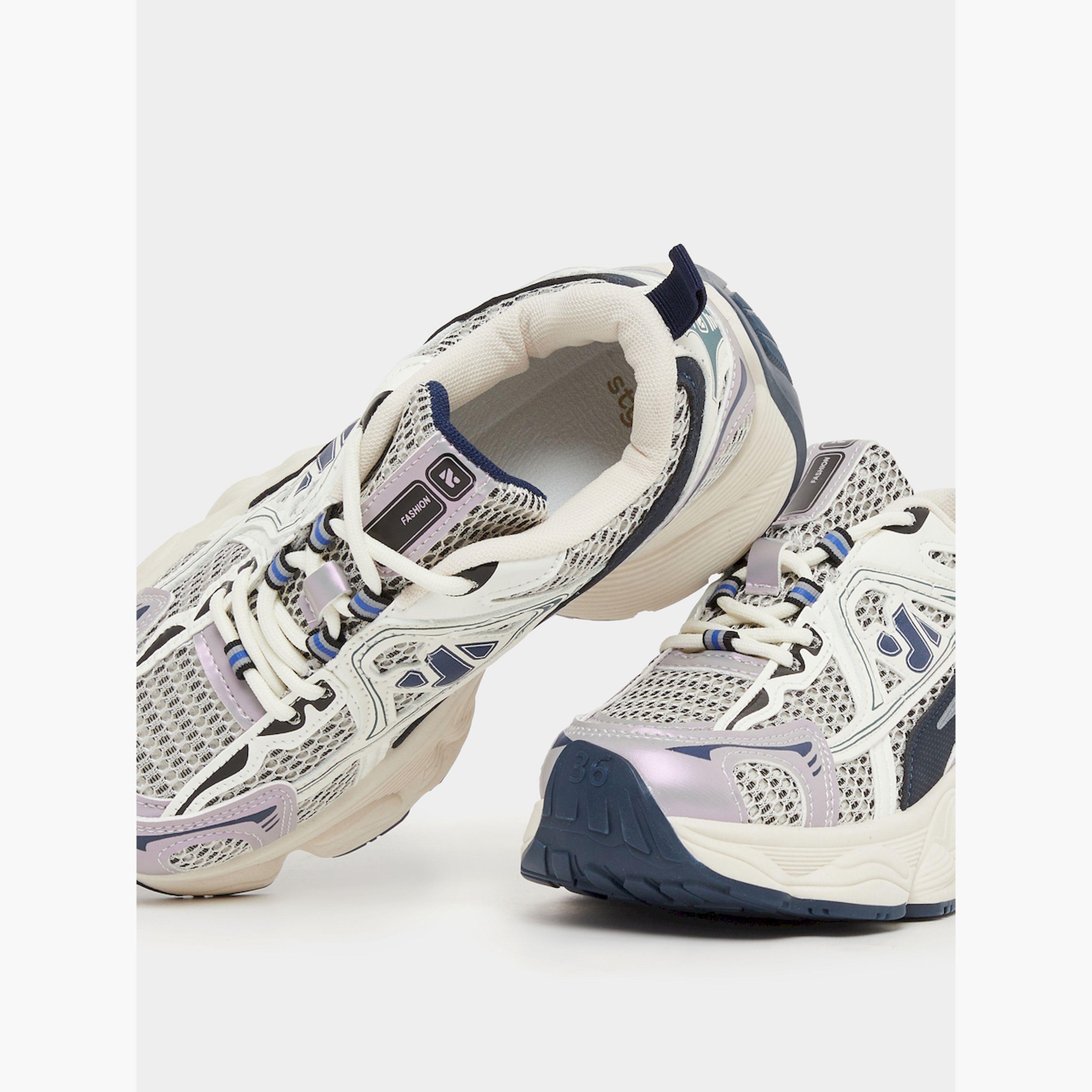 Styli Chunky Sole Lace Up Sneakers-women-shoes-sneakers-image-3