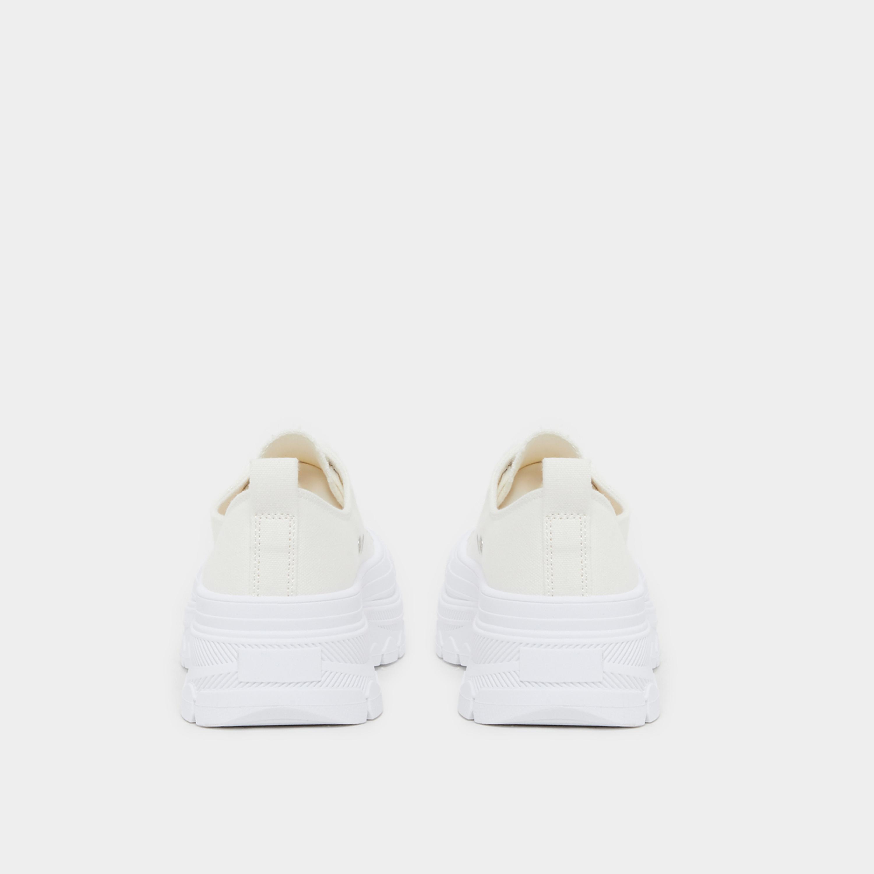 Styli Two Tone Cap Toe Platform Sneakers with Back Pull Tab-women-shoes-sneakers-image-4