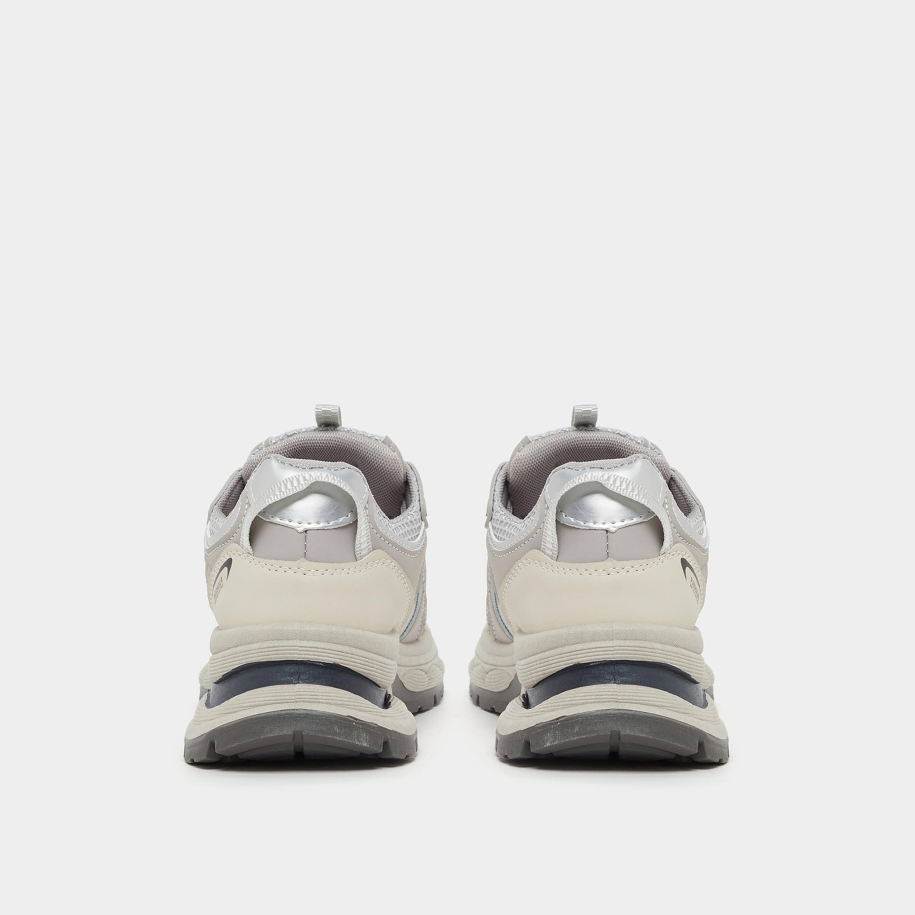 Styli Metallic Panel Chunky Sole Lace-Up Sneakers-women-shoes-sneakers-image-4