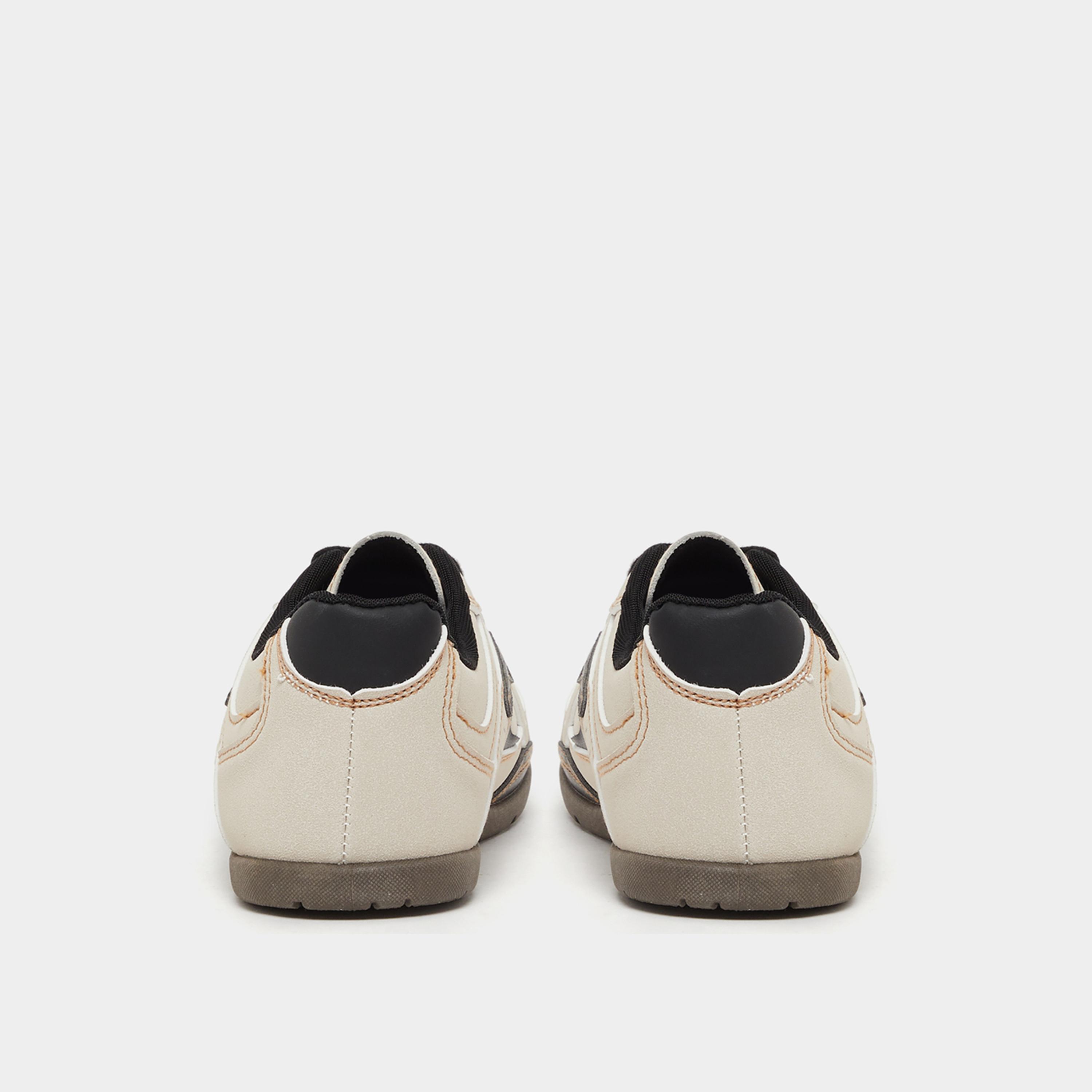 Styli Panelled Tritone Lace-Up Sneakers-women-shoes-sneakers-image-4