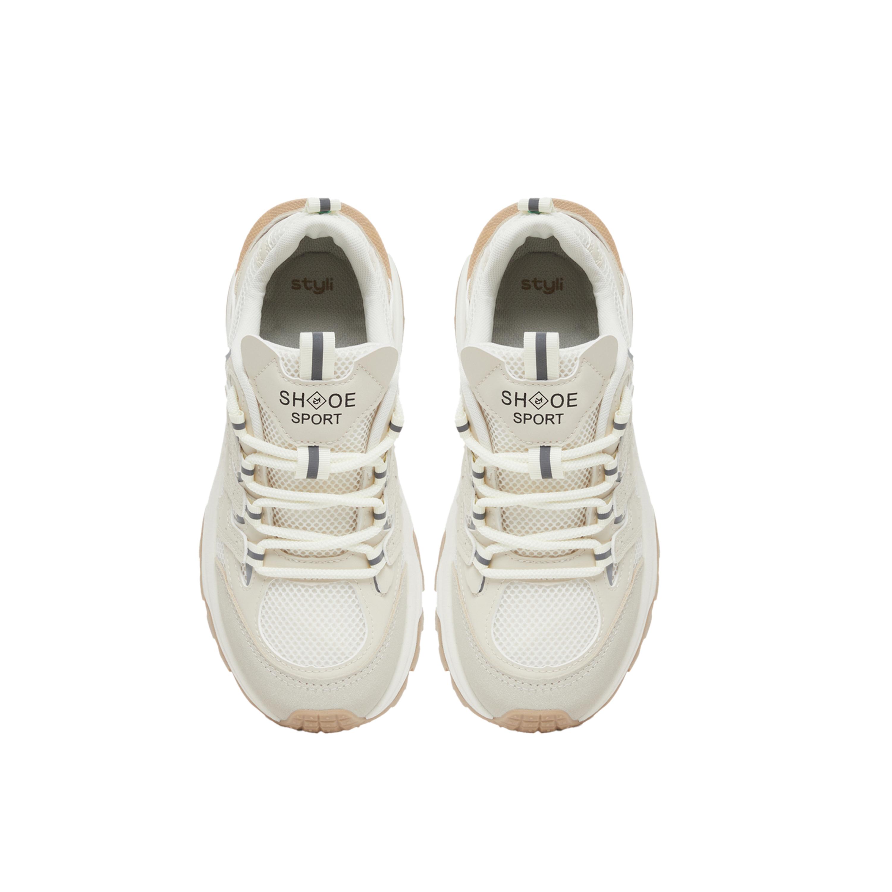 Styli Chunky Sole Lace Up Sneakers-women-shoes-sneakers-image-5