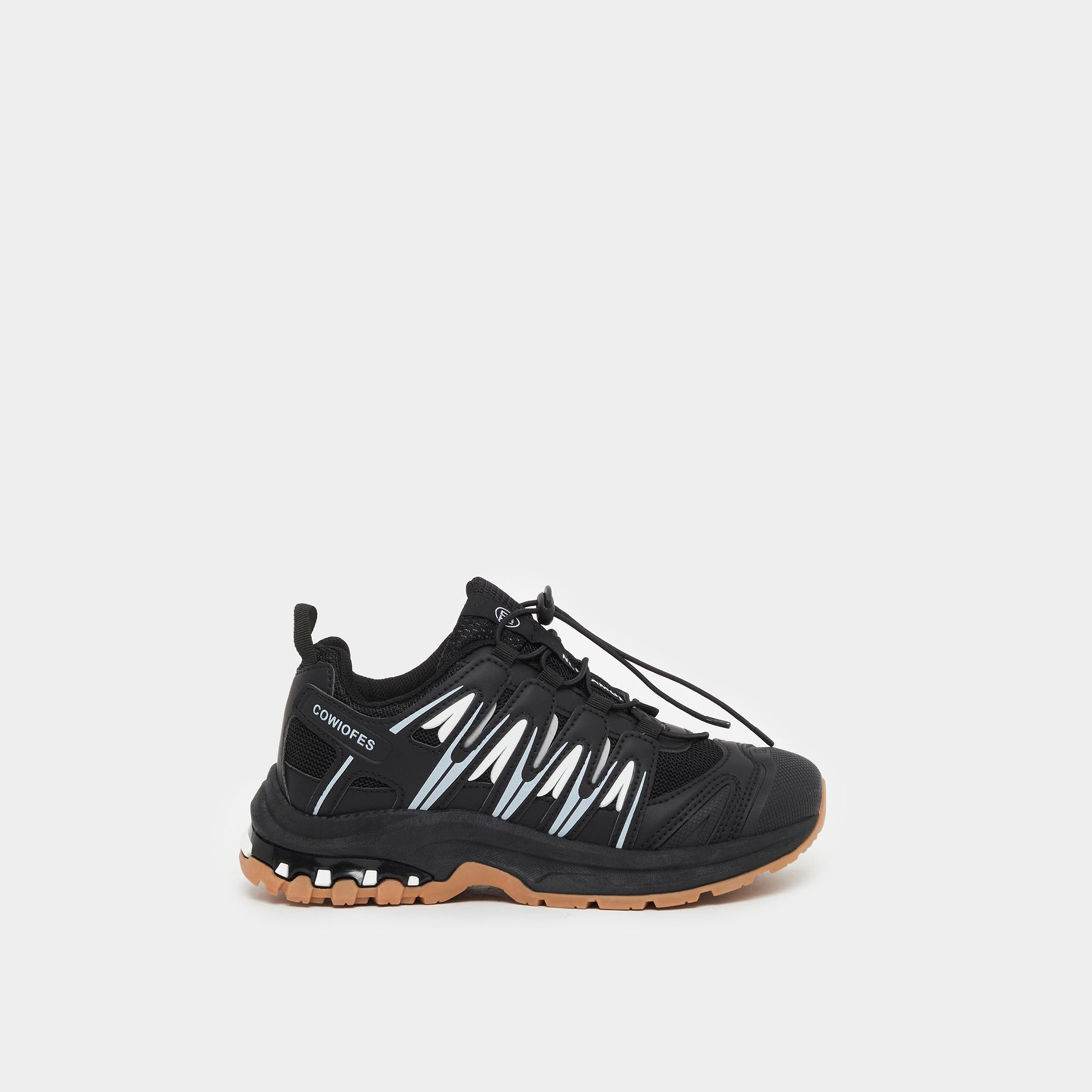 ستايلي - حذاء رياضي برباط وأجزاء متباينة اللون-women-shoes-sneakers-image-1
