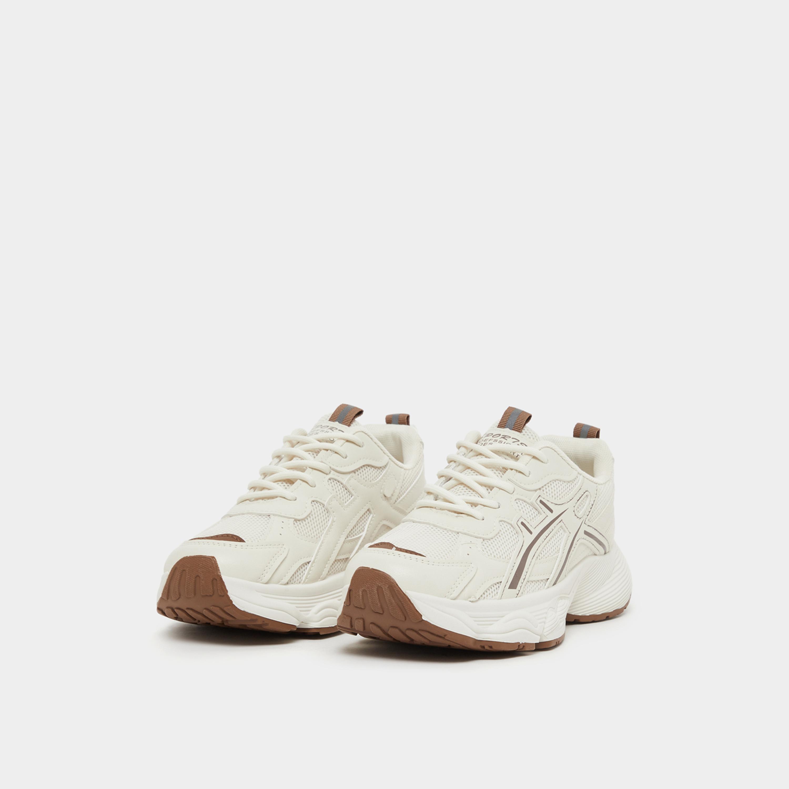ستايلي - حذاء رياضي بنعل سميك برباط مع عروة سحب-women-shoes-sneakers-image-2