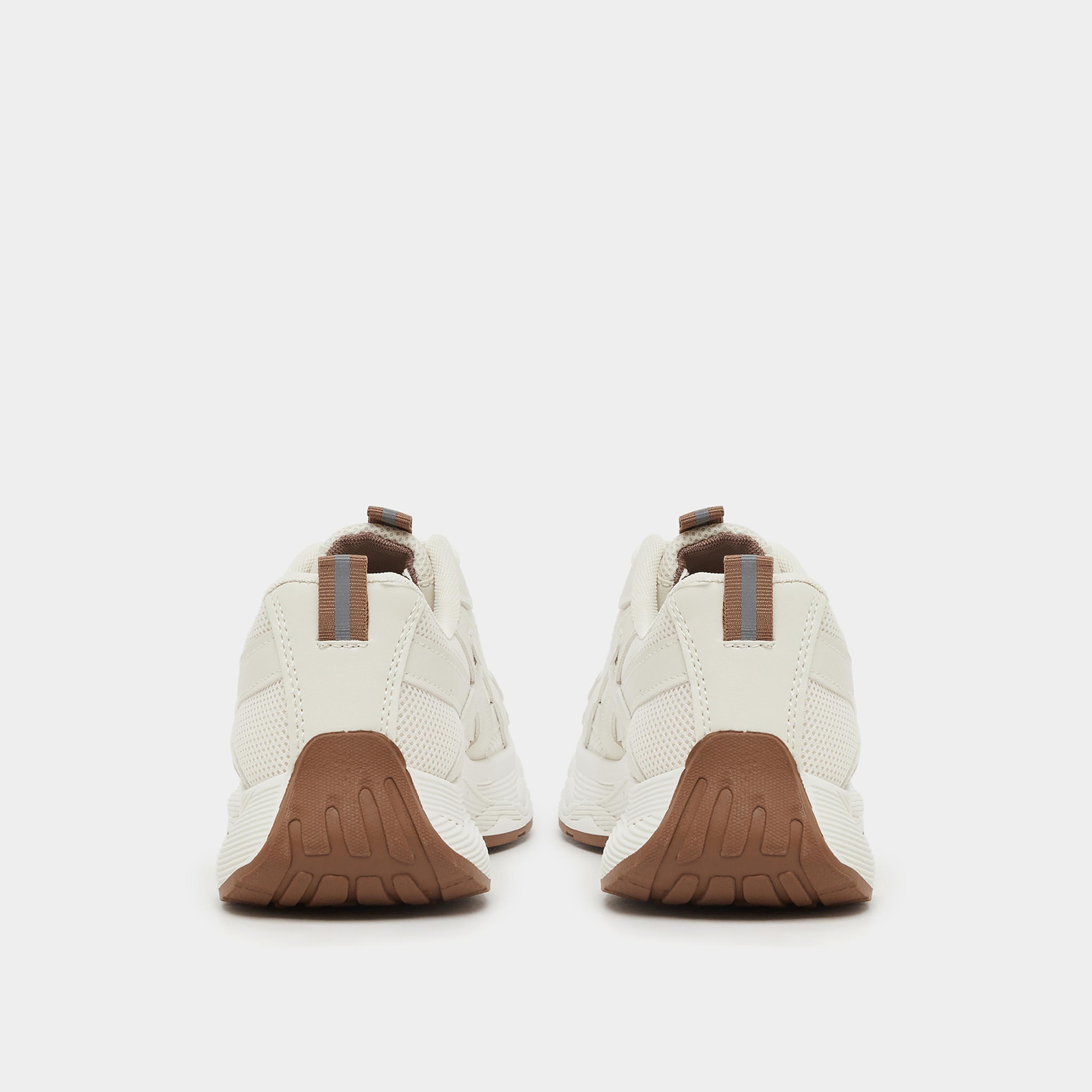 Styli Chunky Sole Lace Up Sneakers With Pull Tab-women-shoes-sneakers-image-4