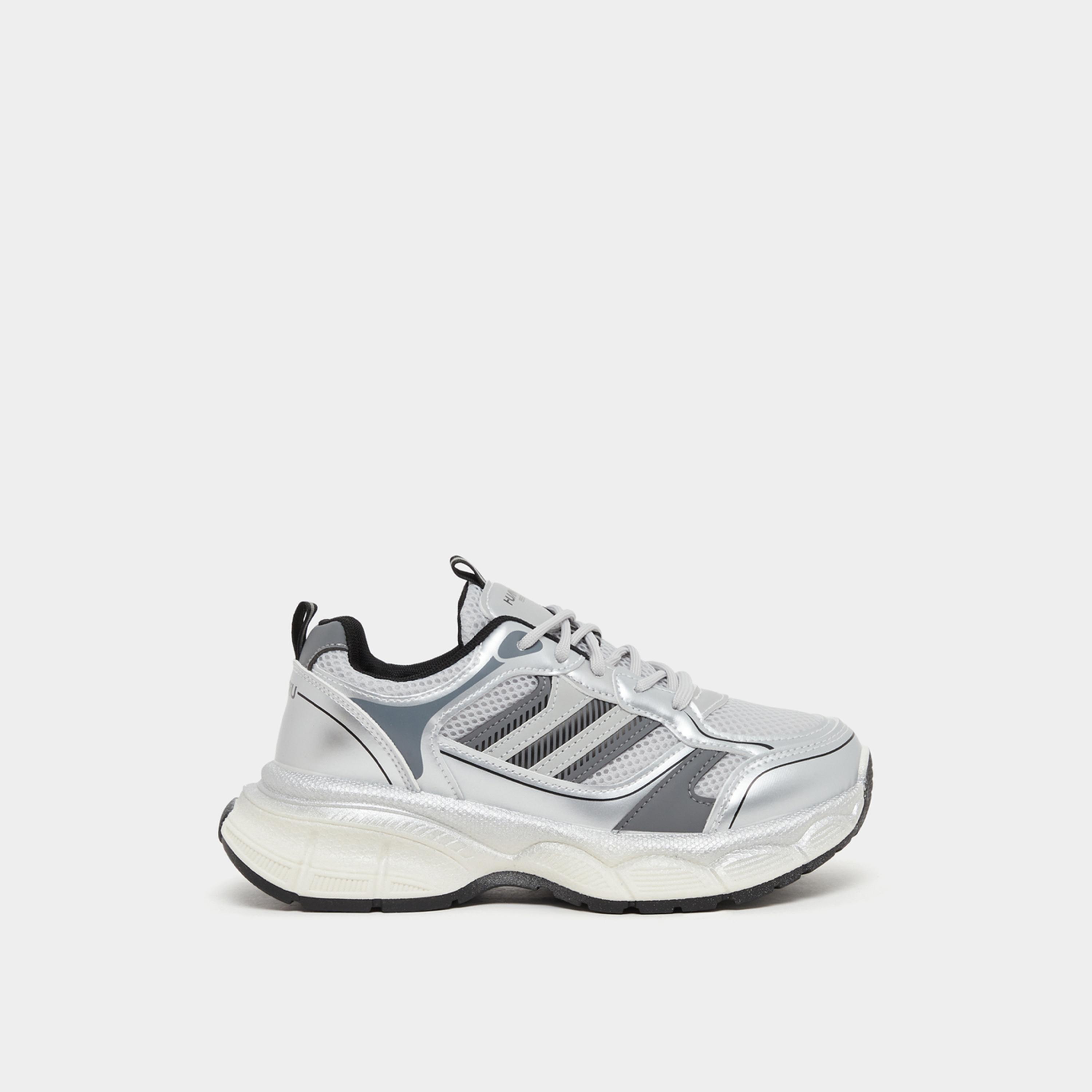 Styli Chunky Sole Lace Up Sneakers-women-shoes-sneakers-image-1