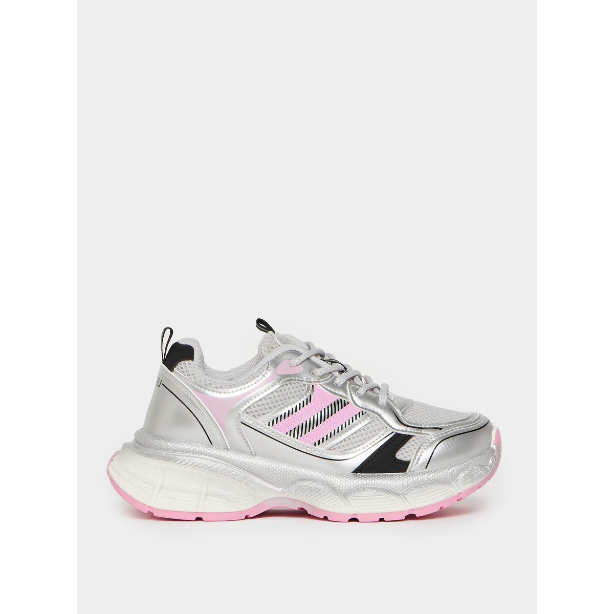 Styli Chunky Sole Lace Up Sneakers-women-shoes-sneakers-image-1
