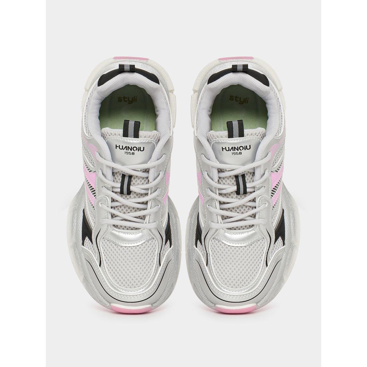 Styli Chunky Sole Lace Up Sneakers-women-shoes-sneakers-image-5