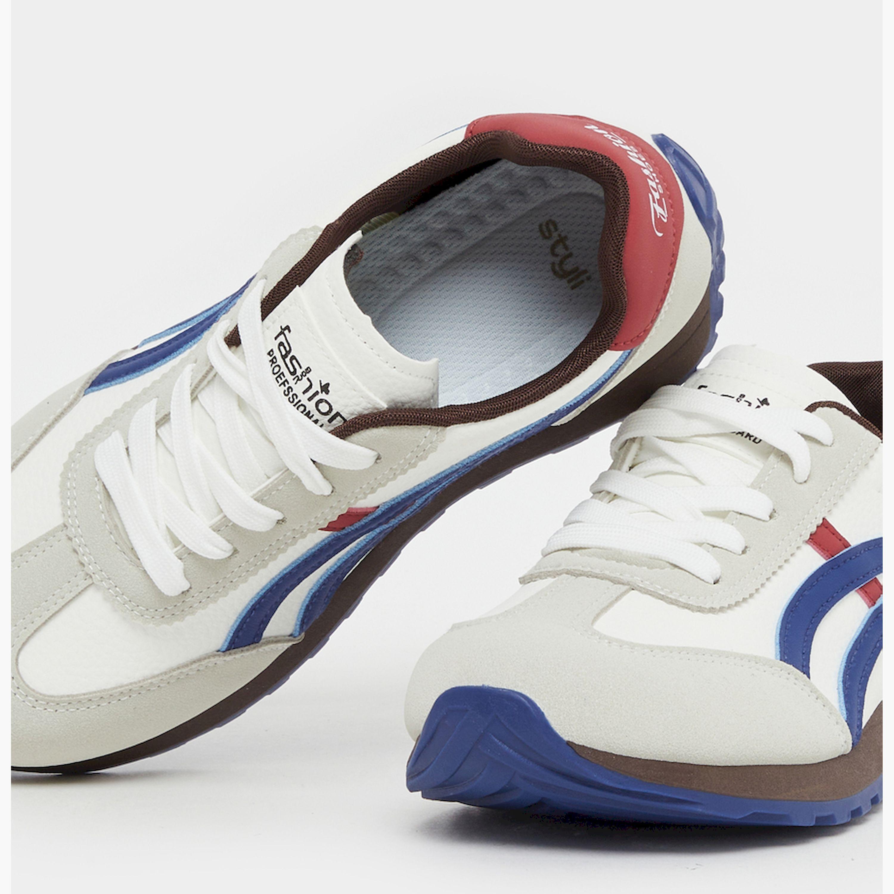 ستايلي - حذاء رياضي ببطانة بألوان متباينة ورباط-women-shoes-sneakers-image-3