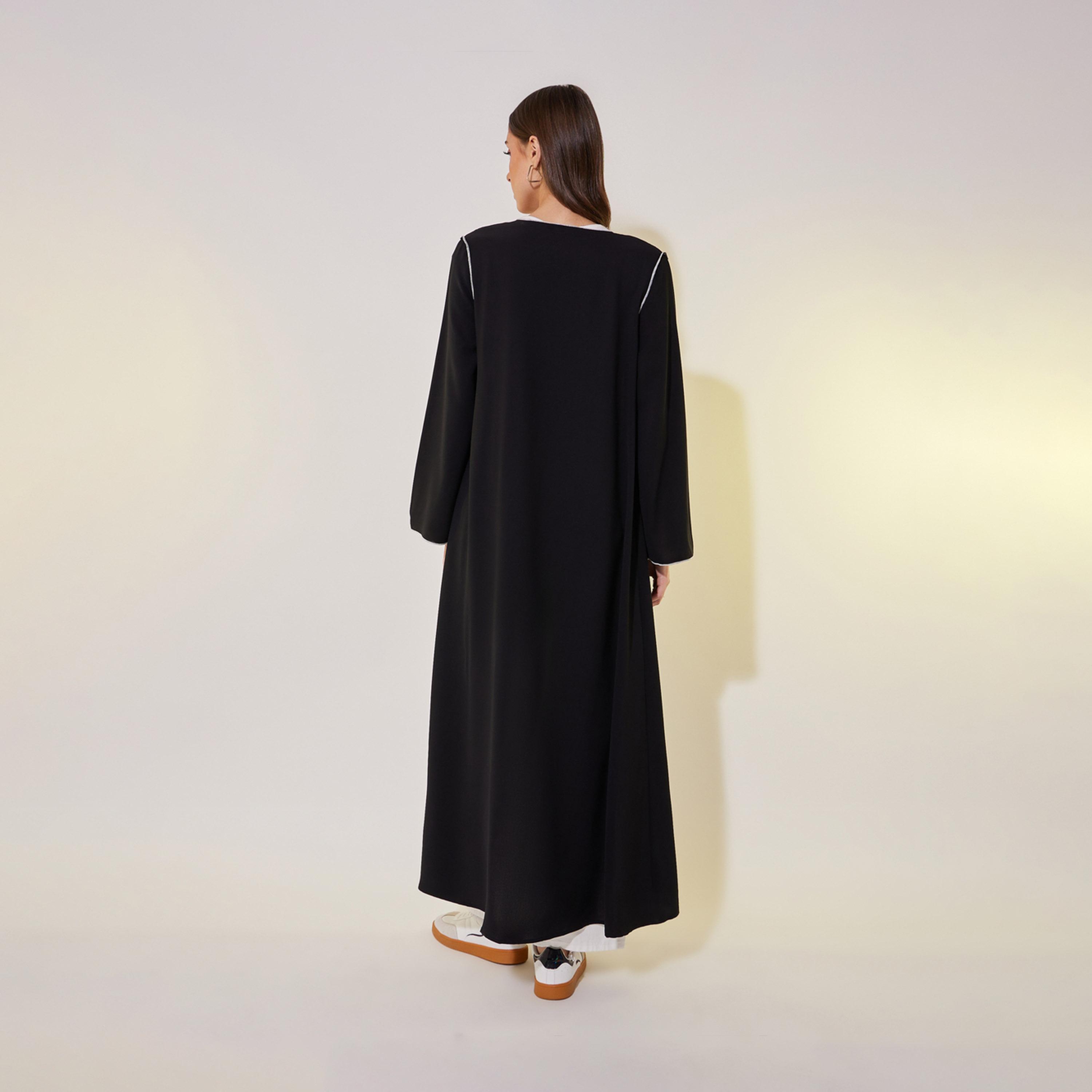 Take Two Contrast Stitching Detail Regular Fit Kimono-women-clothing-shirtsandblouses-shirts-image-6