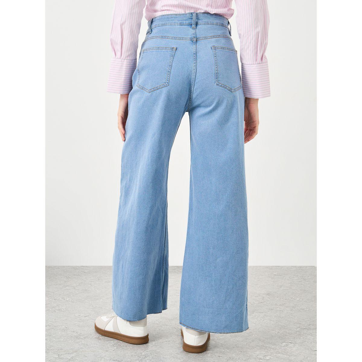 Styli Mid Rise Solid Stretchable Straight Fit Jeans-women-clothing-bottoms-jeans-image-4