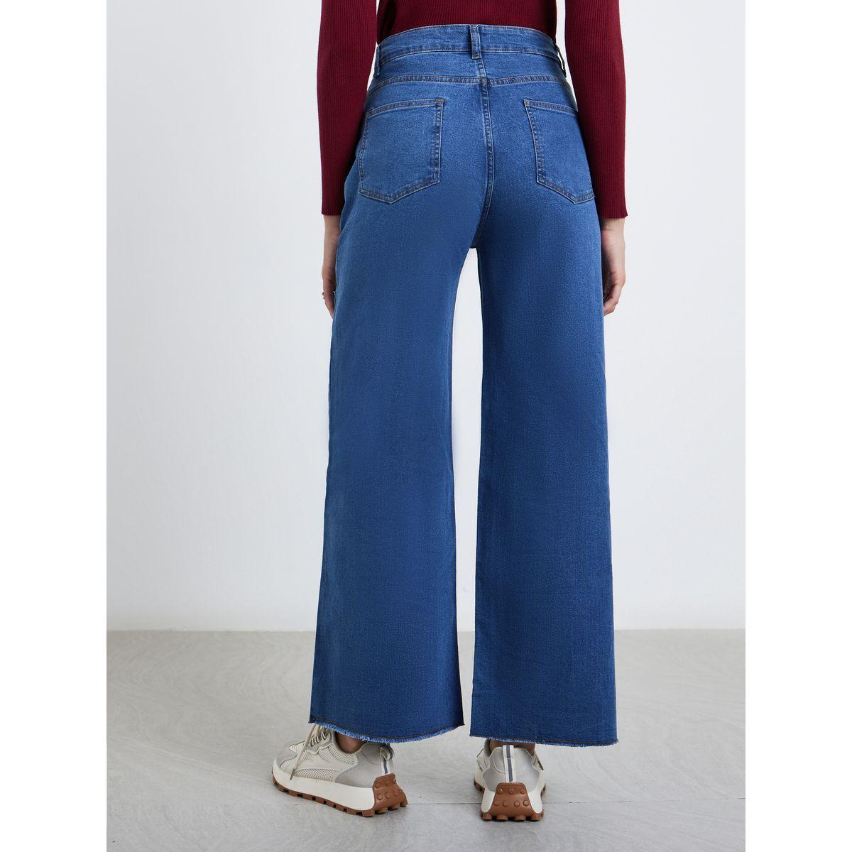 Styli Mid Rise Solid Stretchable Straight Fit Jeans-women-clothing-bottoms-jeans-image-4
