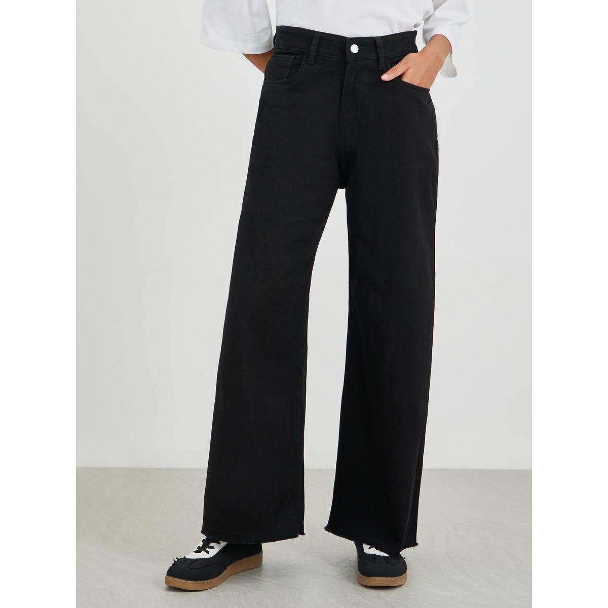 بنطال جينز بقصة أرجل واسعة-women-clothing-bottoms-jeans-image-2