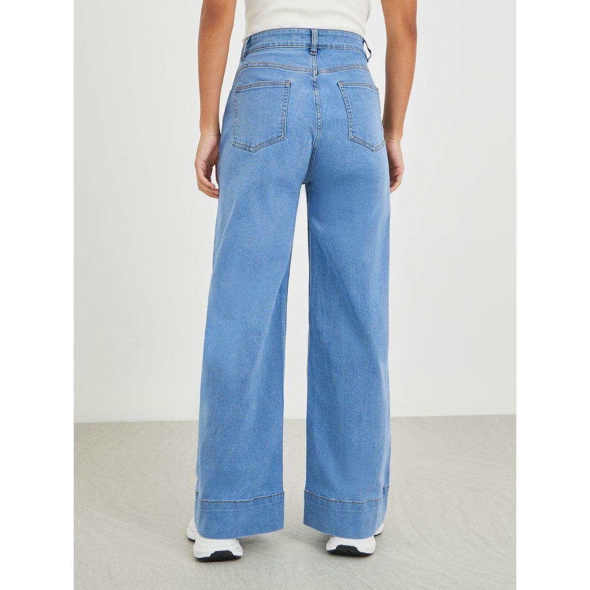 بنطال جينز بقصة أرجل واسعة-women-clothing-bottoms-jeans-image-4
