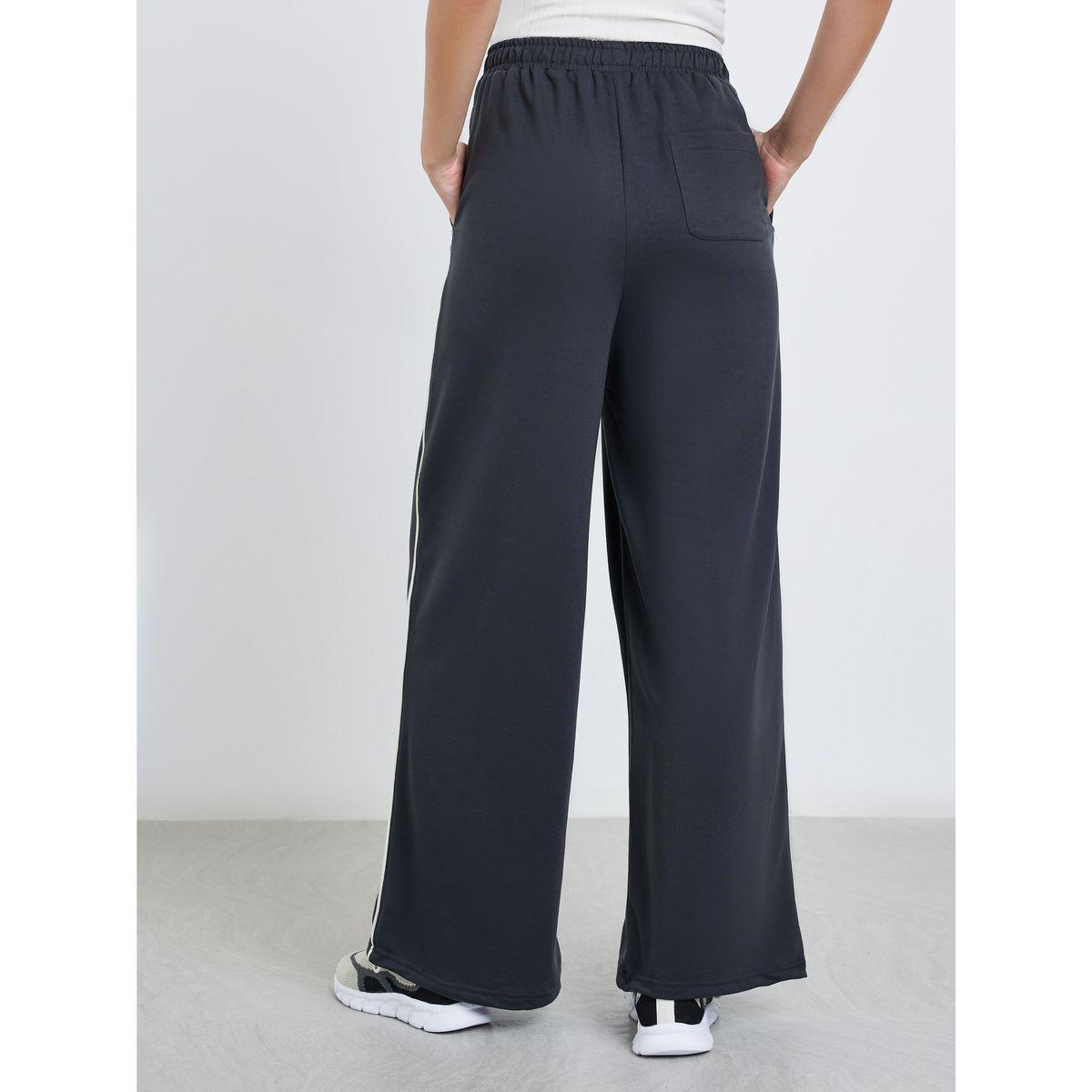 جوغر بأرجل واسعة مع تفاصيل محزوزة-women-clothing-bottoms-joggers-image-5