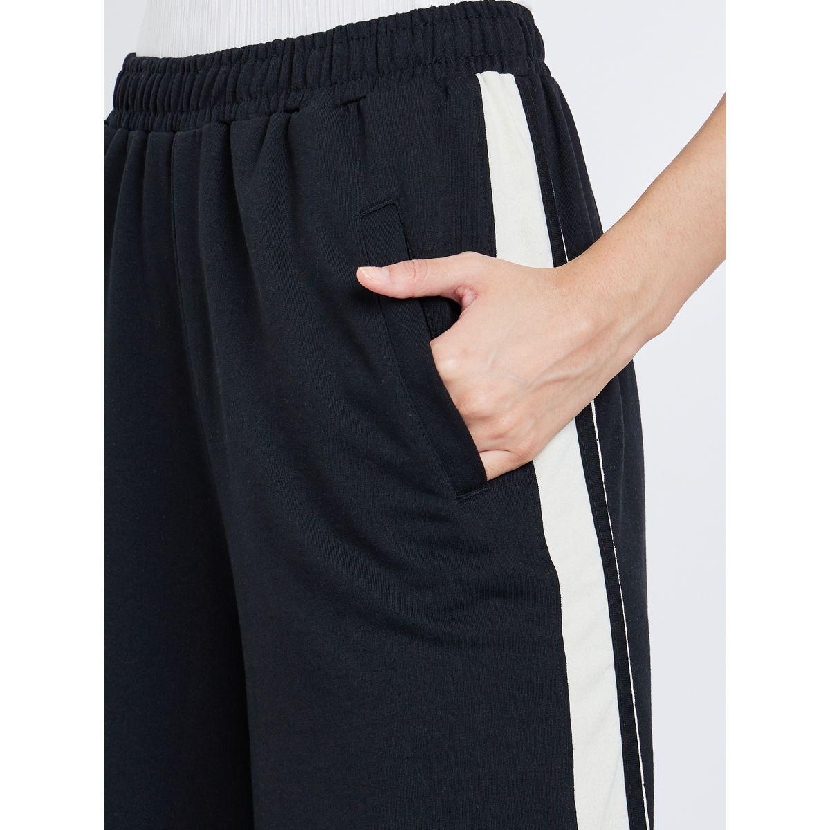 جوغر بتفاصيل مُتباينة مع درزات-women-clothing-bottoms-joggers-image-3