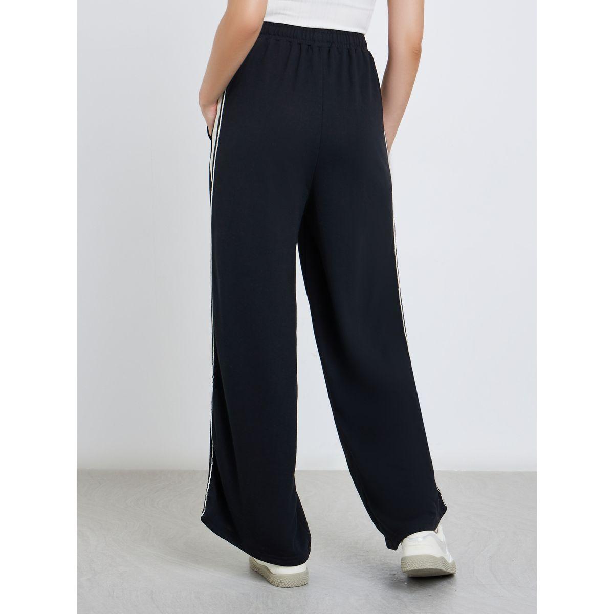 جوغر بتفاصيل مُتباينة مع درزات-women-clothing-bottoms-joggers-image-4