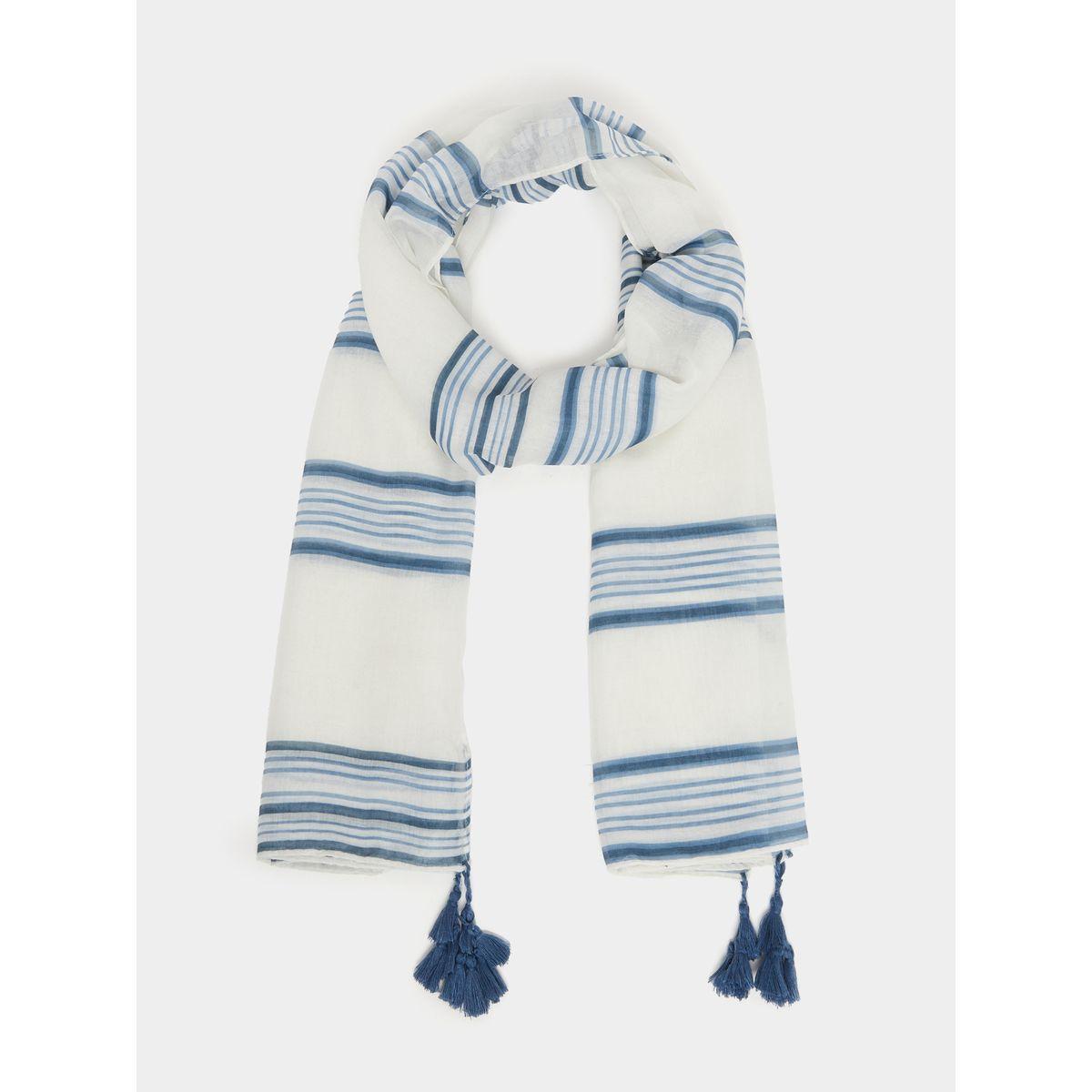 Styli Striped Print Scarf-women-clothingaccessories-scarves-image-1