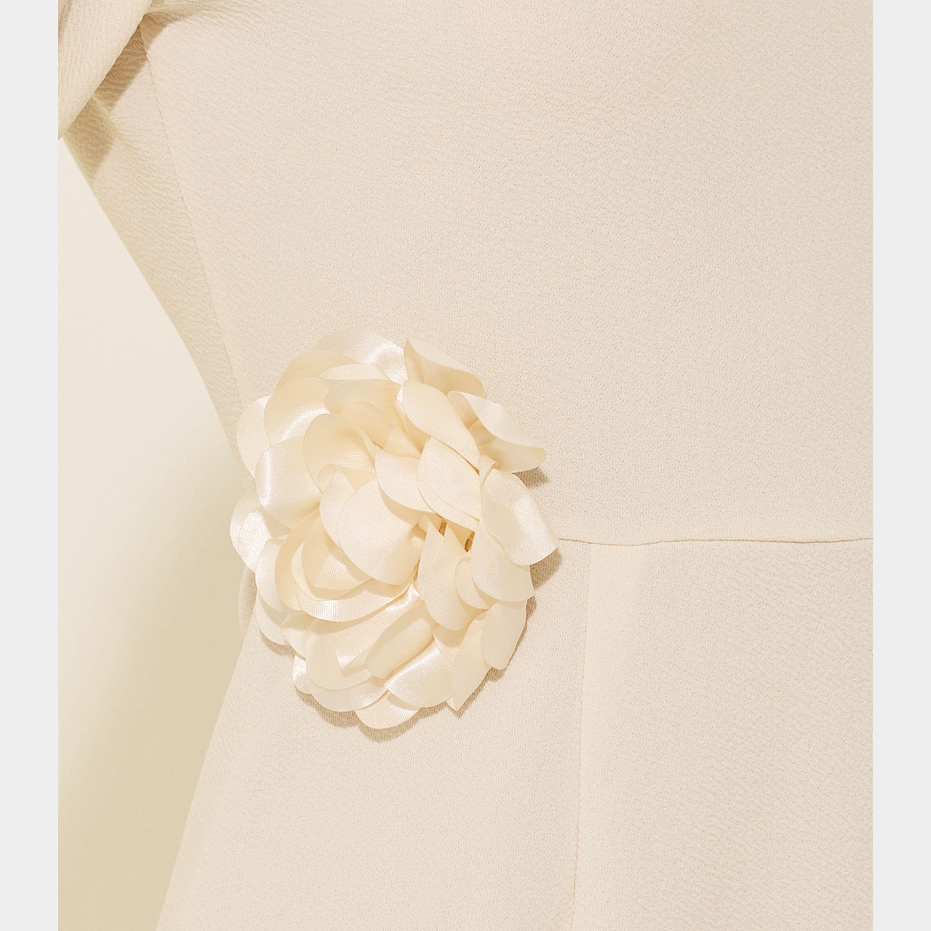 Take Two Textured Flower Corsage A-Line Maxi Dress-women-clothing-dresses-image-4