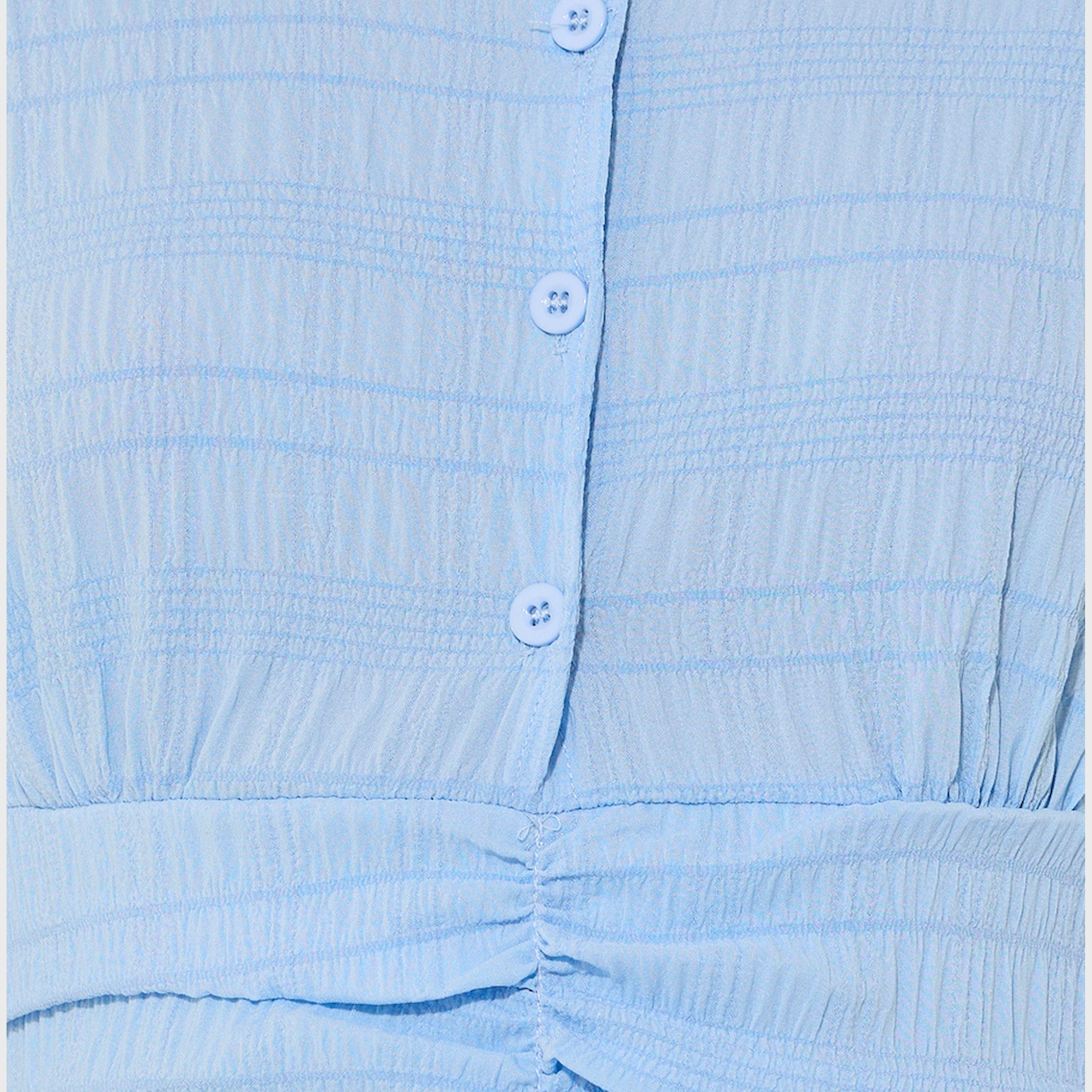 فستان طويل بتفاصيل بارزة الملمس مع أكمام منفوخة-women-clothing-dresses-image-4
