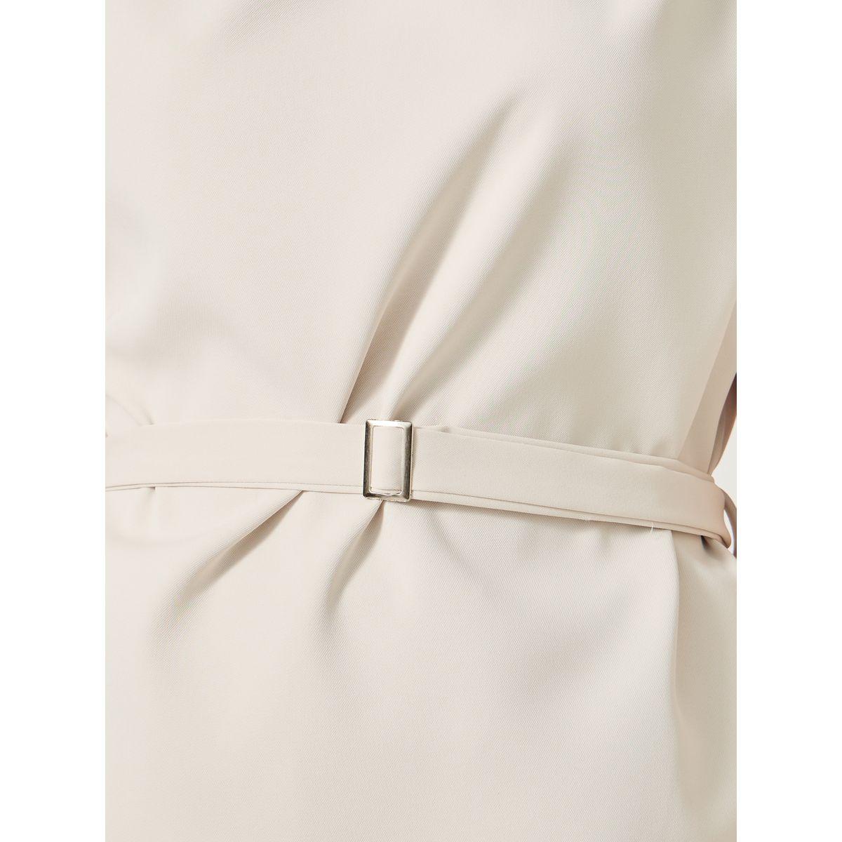 Styli Asymmetric Neck Short Sleeves Belted Top-women-clothing-shirtsandblouses-blouses-image-4