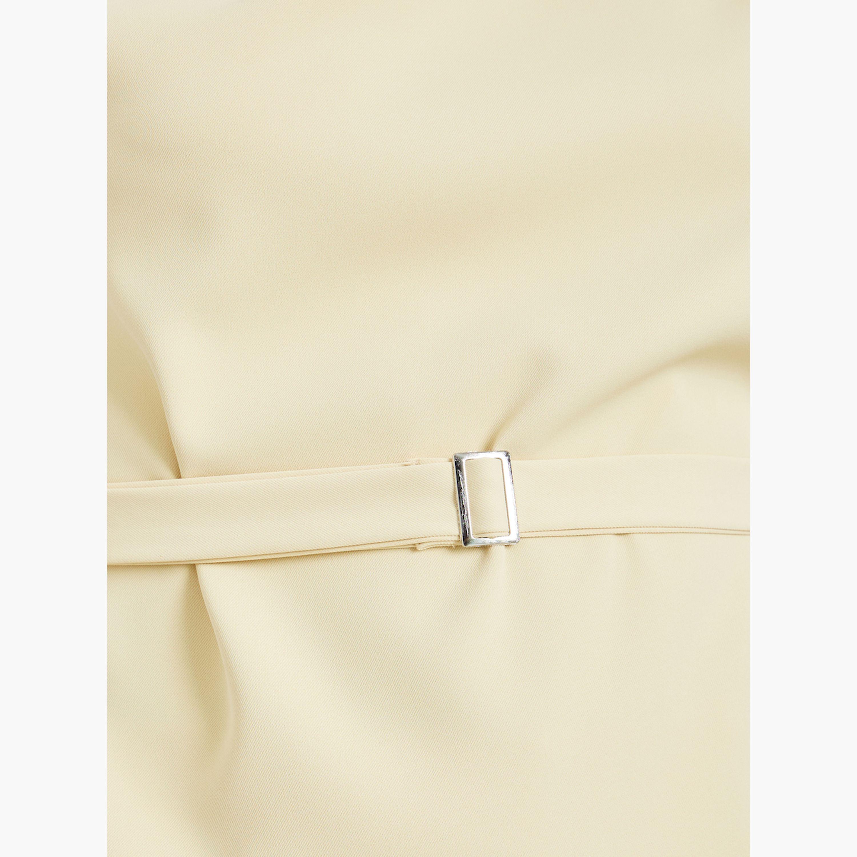 Styli Yellow One-Shoulder Blouse with Belt Detail-women-clothing-shirtsandblouses-blouses-image-4