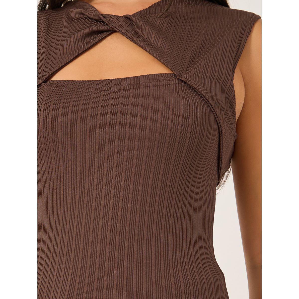 بلوزة بلا أكمام بتفاصيل مضلعة وملفوفة-women-clothing-shirtsandblouses-blouses-image-4