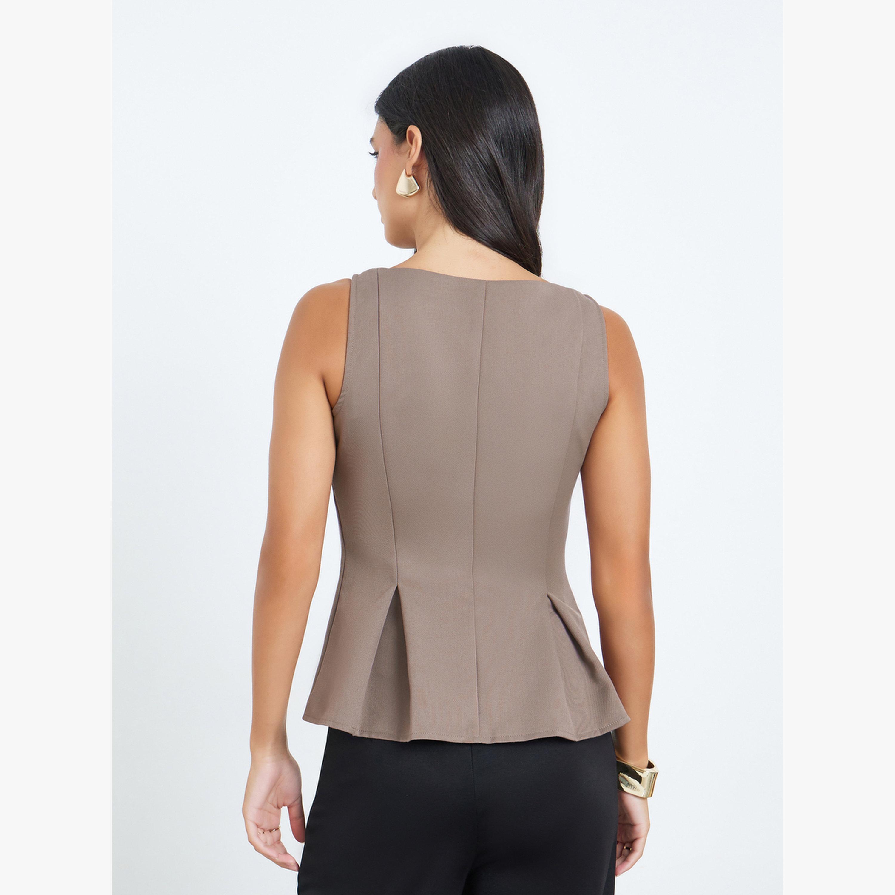 بلوزة بيبلوم بتفاصيل أزرار-women-clothing-shirtsandblouses-blouses-image-4