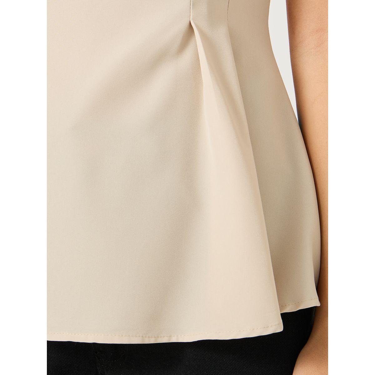 بلوزة بيبلوم بلا أكمام بياقة دائرية-women-clothing-shirtsandblouses-blouses-image-3
