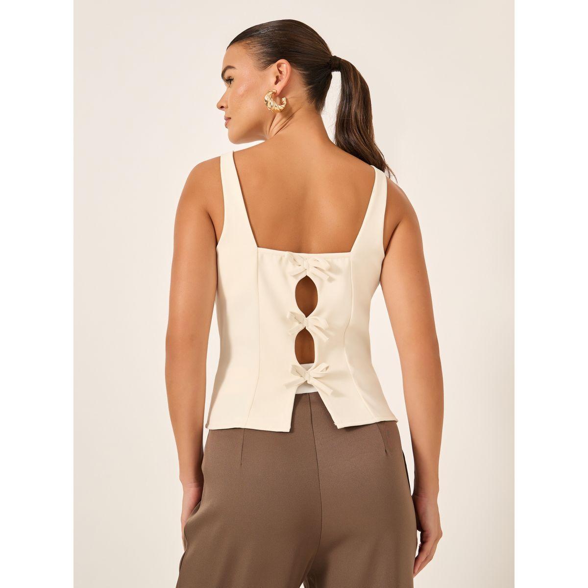 بلوزة بلا أكمام سادة بياقة واسعة-women-clothing-shirtsandblouses-blouses-image-3