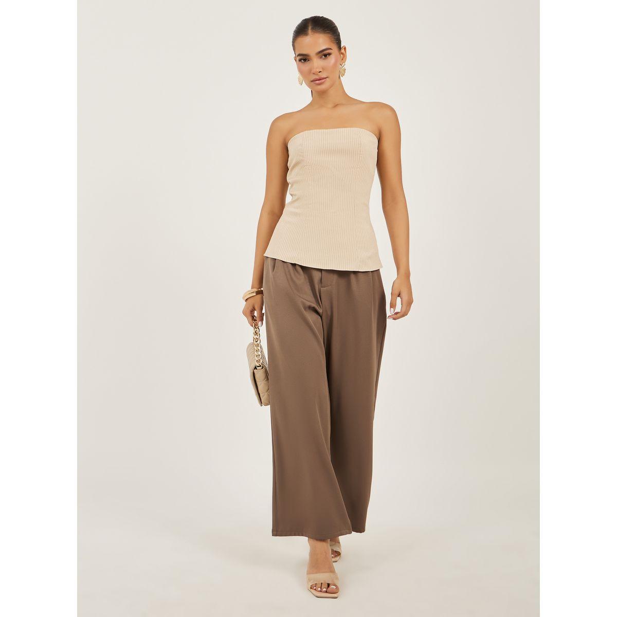 بلوزة باندو مخططة بلا أربطة-women-clothing-shirtsandblouses-blouses-image-2