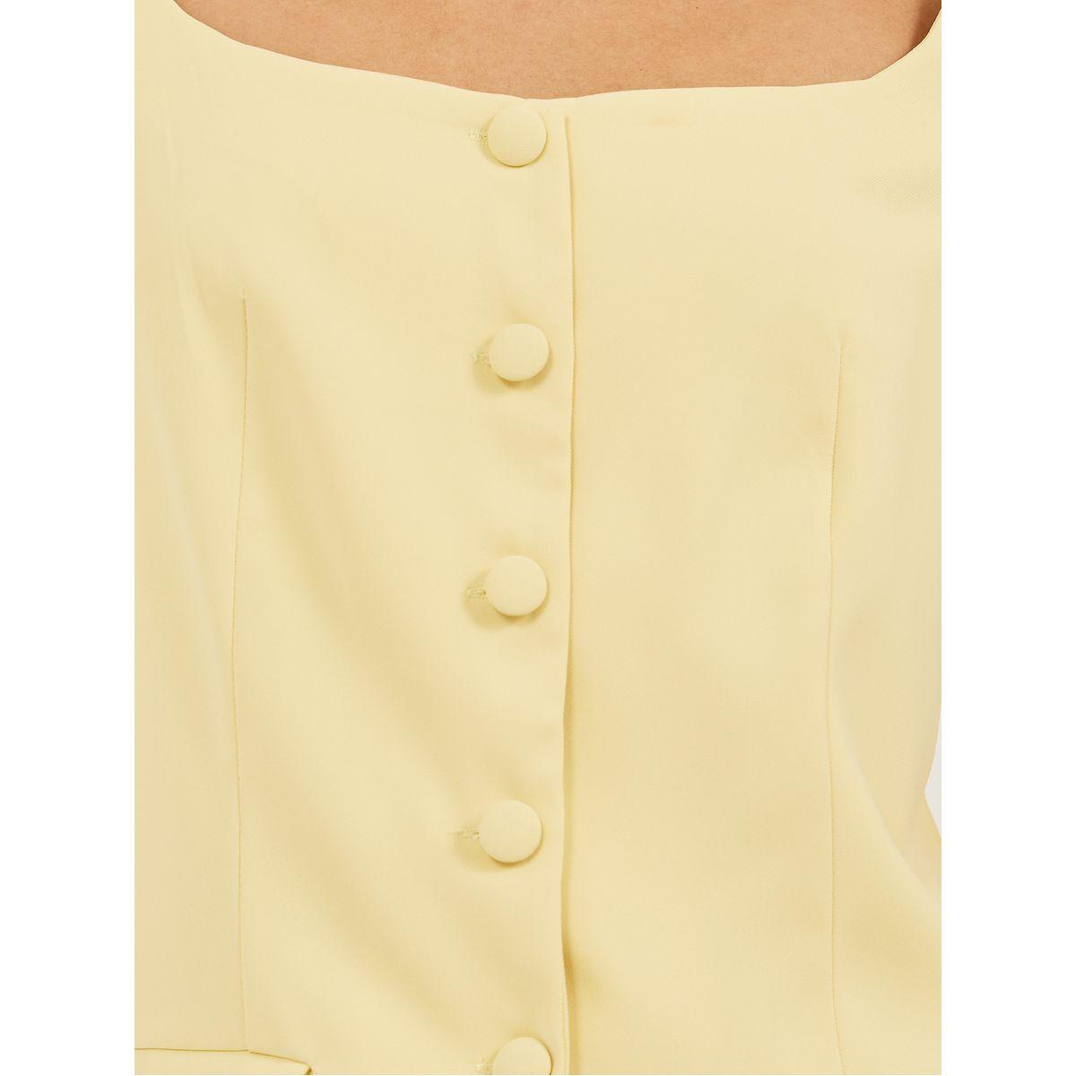 بلوزة سادة بياقة واسعة وأزرار-women-clothing-shirtsandblouses-blouses-image-3
