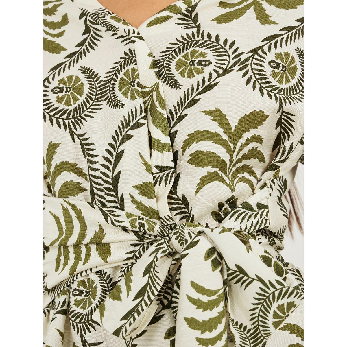 Styli Floral Print Bell Sleeve Wrap Top-women-clothing-shirtsandblouses-blouses-image-3