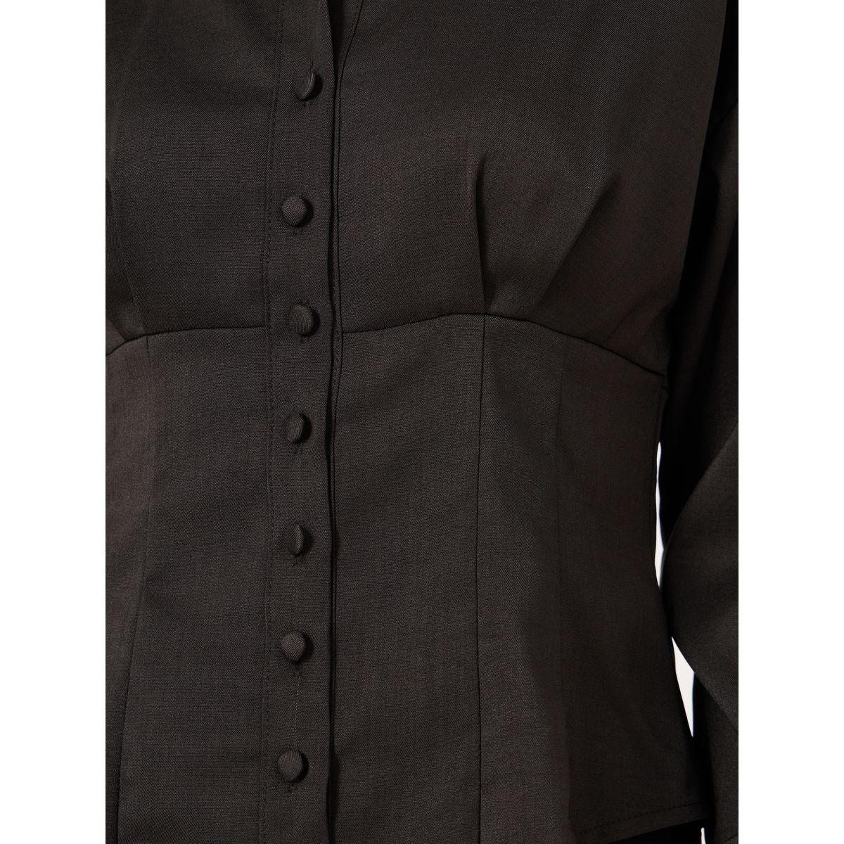 Styli Corset Details Spread Collar Shirt-women-clothing-shirtsandblouses-shirts-image-4