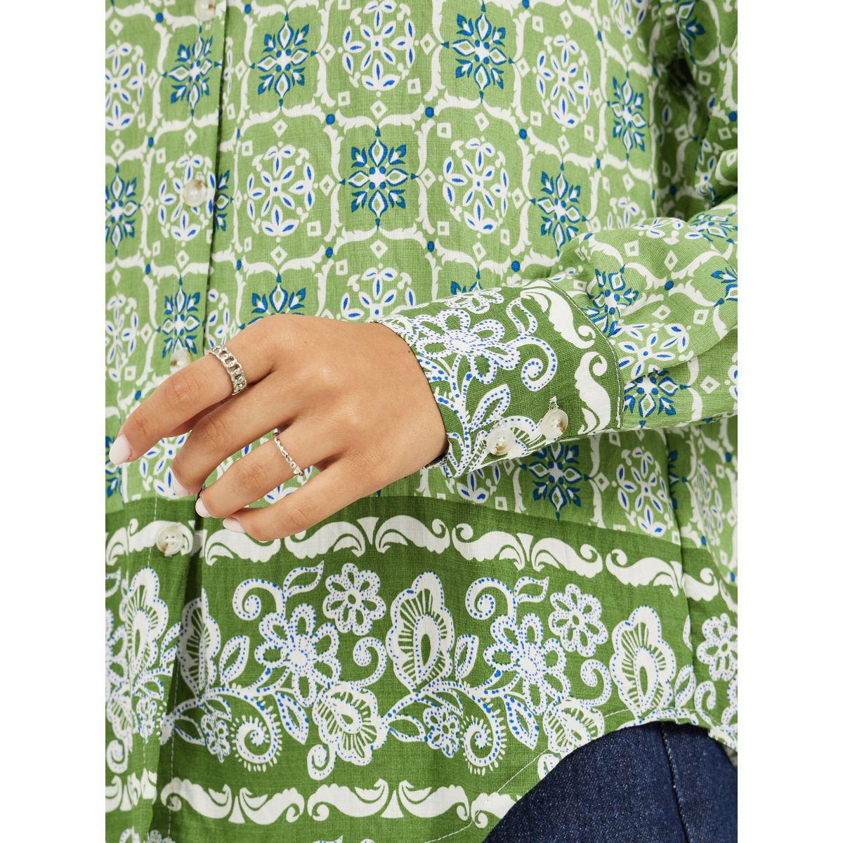 بلوزة فضفاضة مطبعة بالكامل مع ياقة سبريد-women-clothing-shirtsandblouses-shirts-image-4