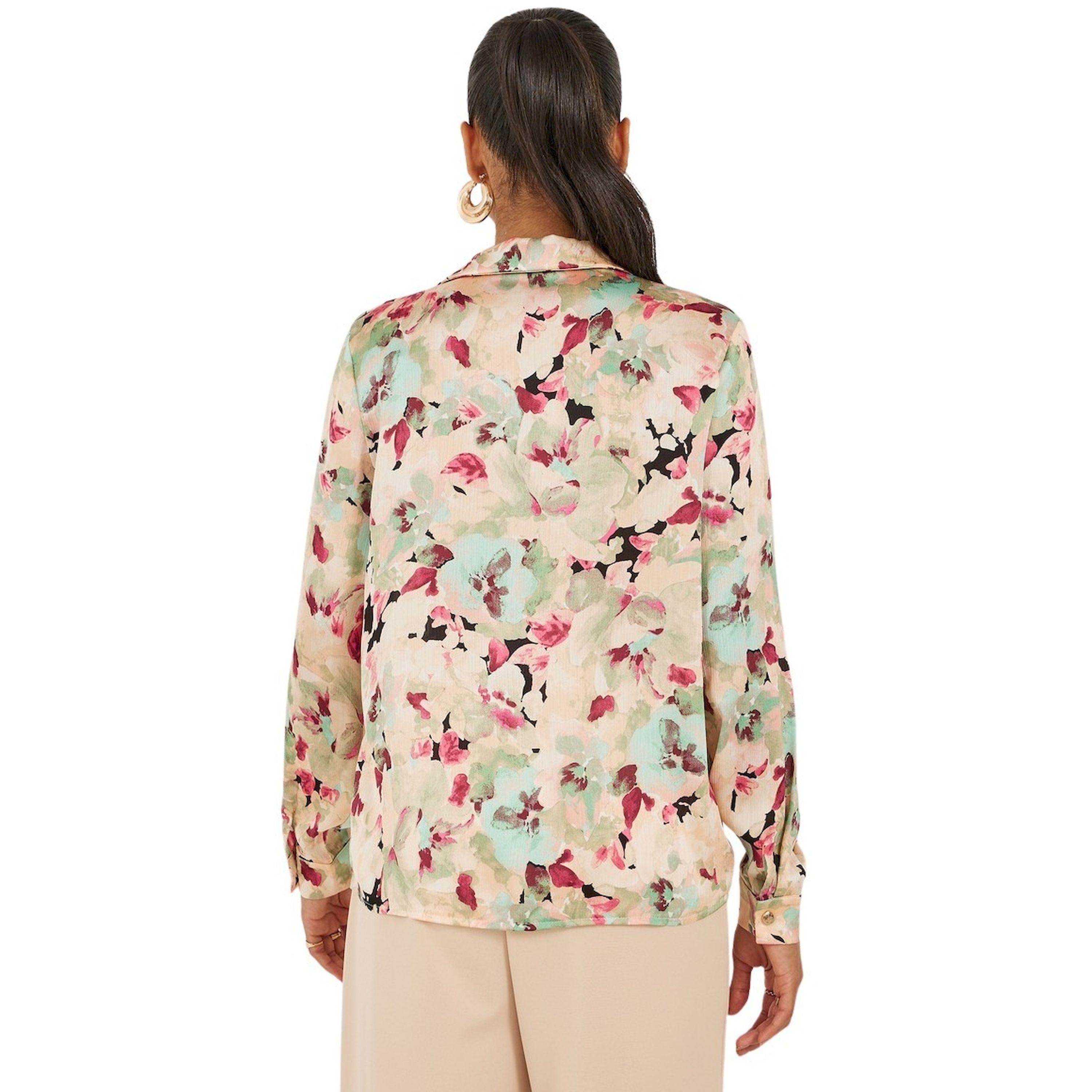 ستايلي - قميص بقصّة عادية بطبعة زهور-women-clothing-shirtsandblouses-shirts-image-5