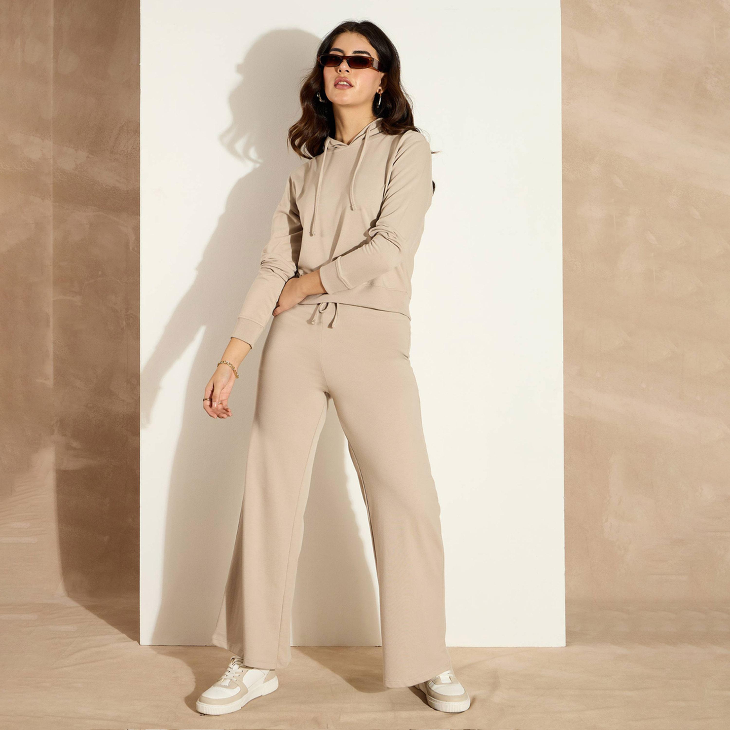 Sassafras X Styli Mid Rise Wide Leg Terry Track Pants-women-clothing-bottoms-trousers-image-5