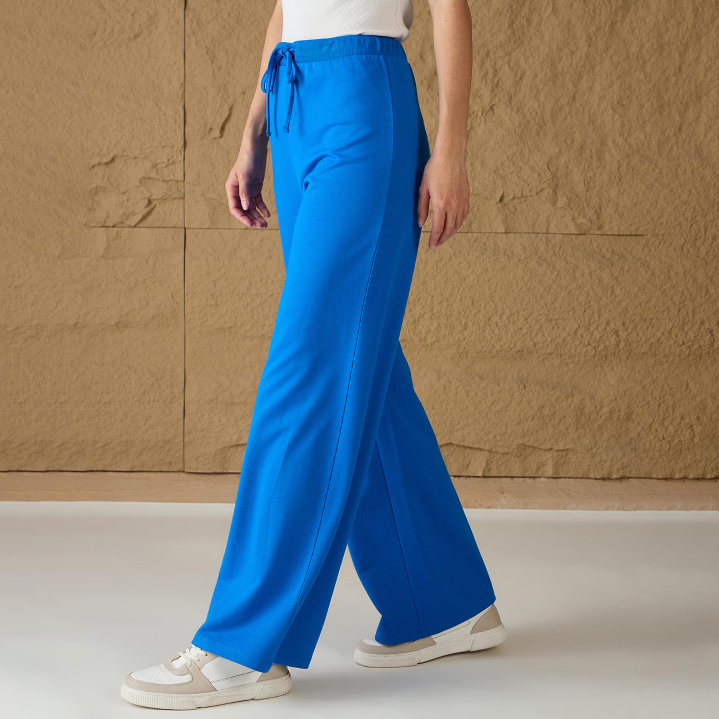 Sassafras X Styli Mid Rise Terry Wide Leg Track Pants-women-clothing-bottoms-joggers-image-3